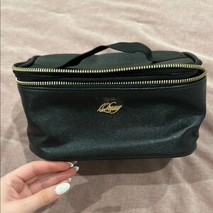 Luxy Black and Gold Hair Rollers Travel Bag